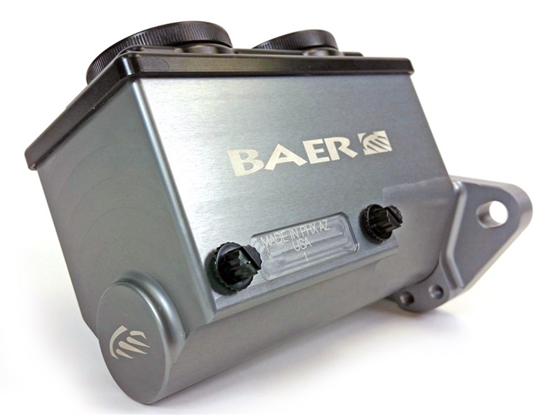 Baer 6801329LP Remaster Gray Master Cylinder 1-1/8" Left Port 2-Bolt for 1999-2004 SN95 Hydroboost