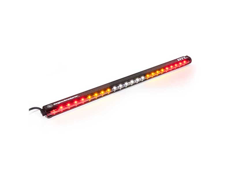 Baja Designs 103002 30-Inch Light Bar RTL Clear Solid Amber, White Center, Solid Amber