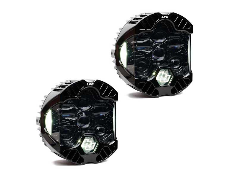 Baja Designs 18-7801 DOT LP6 LED Headlight Replacement Pair Universal (White)