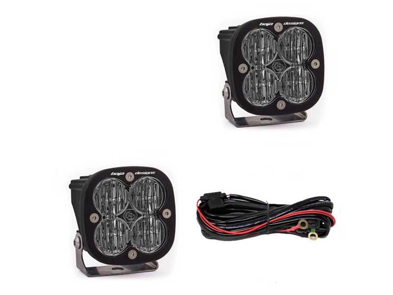 Baja Designs 257805 Squadron SAE Fog Lights Pair LED Wide Cornering