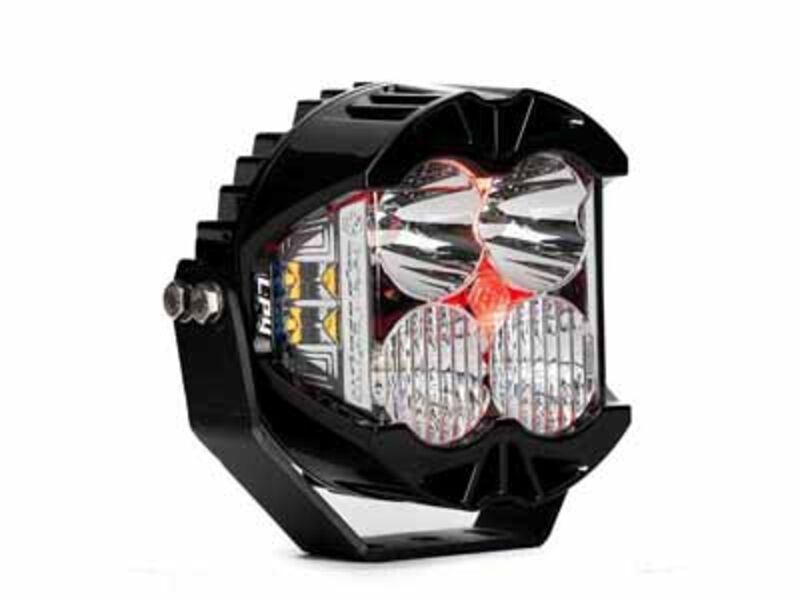 Baja Designs 290014 LP4 Pro LED Auxiliary Light Pod Light Pattern Driving/Combo Red Backlight