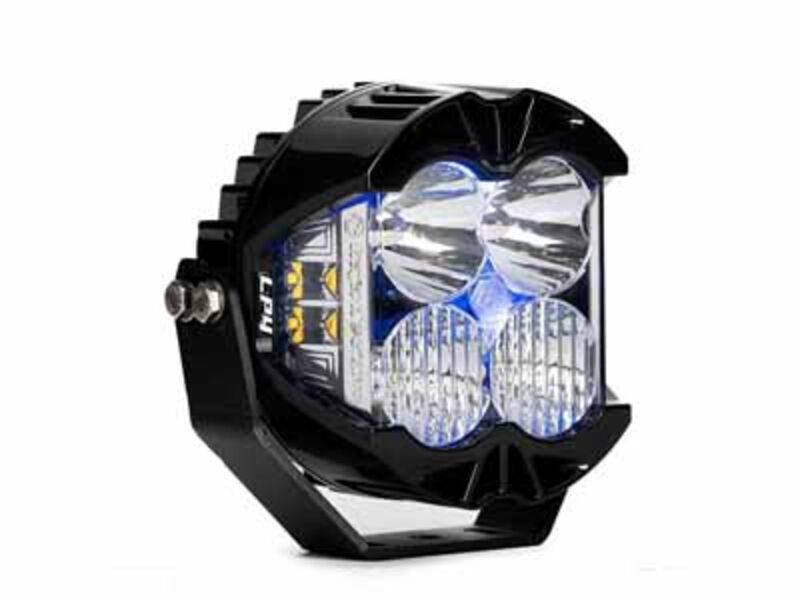 Baja Designs 290015 LP4 Pro LED Auxiliary Light Pod Light Pattern Driving/Combo Blue Backlight