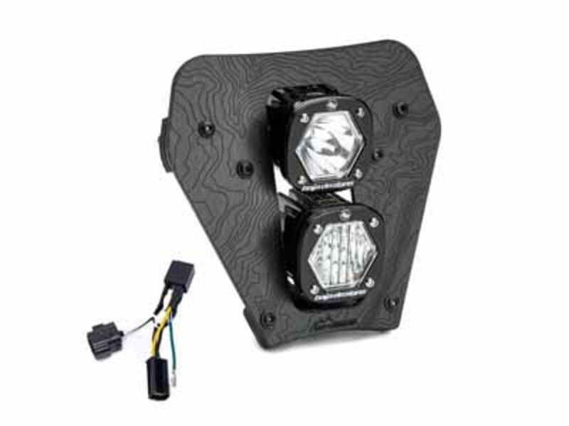 Baja Designs 38-7014 KTM Dual S1 Gemini (D/C) LED Headlight Kit w/ Hi-Low Harness 2024-Uo KTM EXC-F