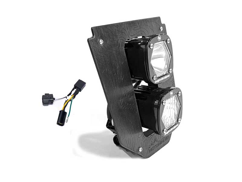 Baja Designs 38-7018 Husqvarna Dual S1 Gemini (D/C) LED Headlight Kit w/ Hi-Low Harness 2024-Up FE-S