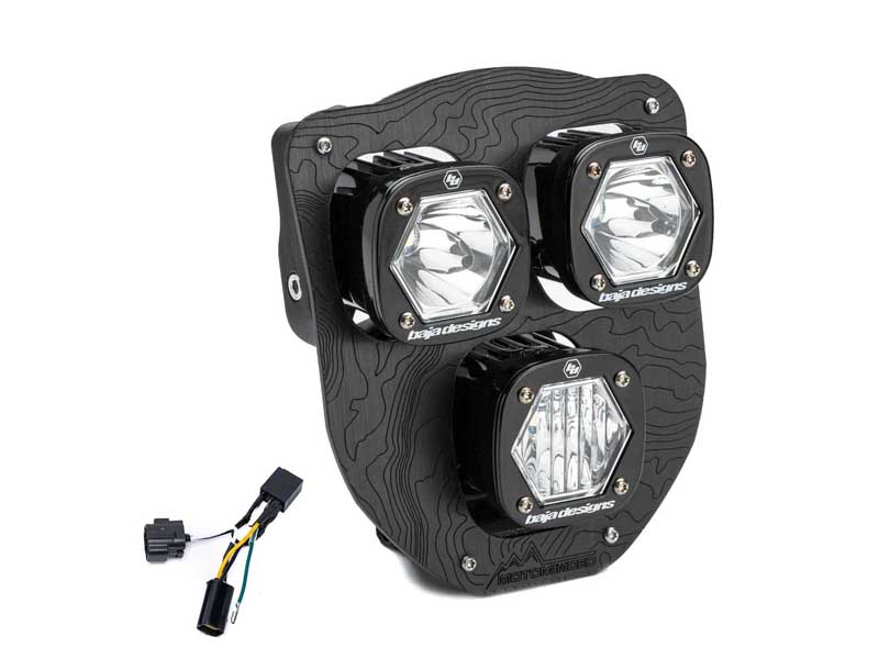 Baja Designs 38-7019 Husqvarna Triple S1 Hydra (D/C) LED Headlight Kit w/ Hi-Low Harness 2024+ FE-S