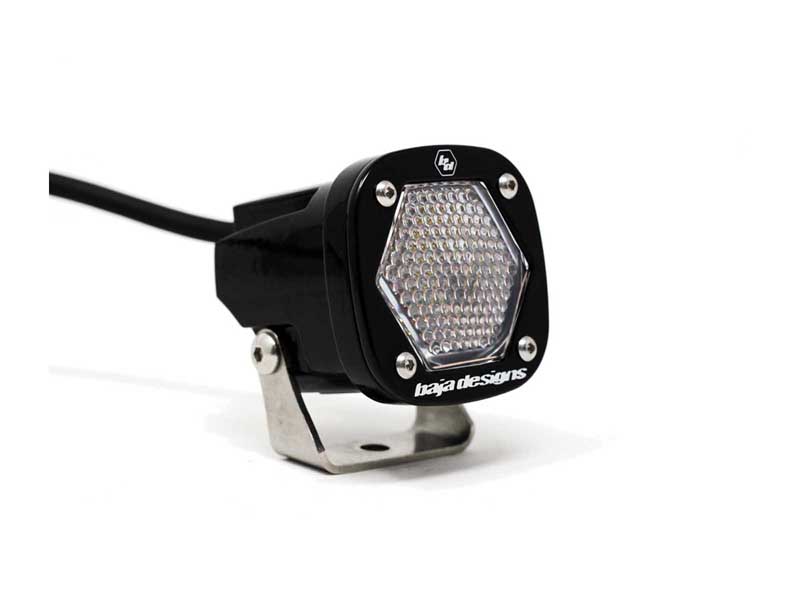 Baja Designs 380006 S1 Work/Scene LED Light with Mounting Bracket Single