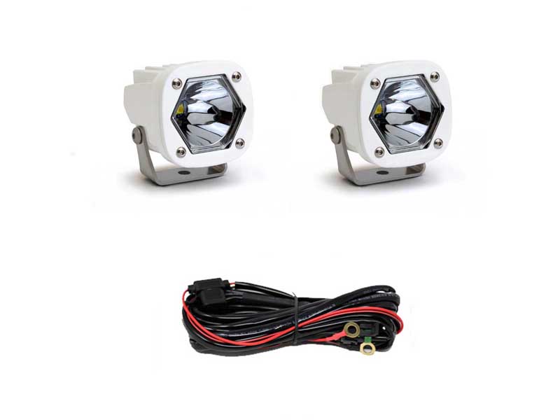Baja Designs 387801WT LED Light Pods SI Spot White Pair