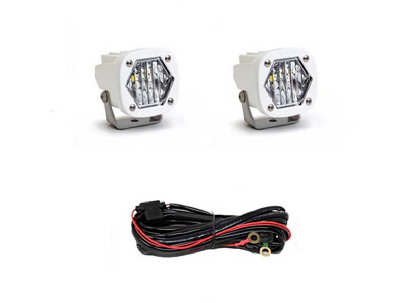 Baja Designs 387805WT LED Light Pod S1 Wide Cornering White Pair