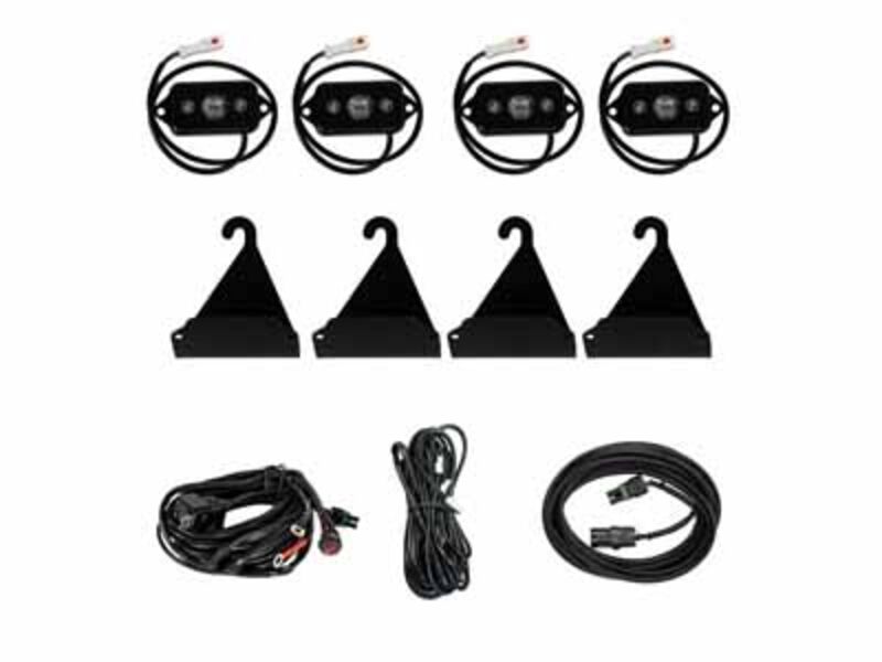 Baja Designs 398062 Bed Rail Cargo Light Kit Red For 05-25 Toyota Tacoma 07-25 Toyota Tundra