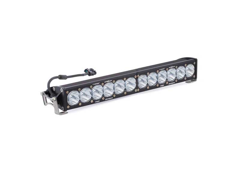 Baja Designs 412002 20-Inch LED Light Bar Single Straight High Speed Spot Pattern Racer Edition OnX6