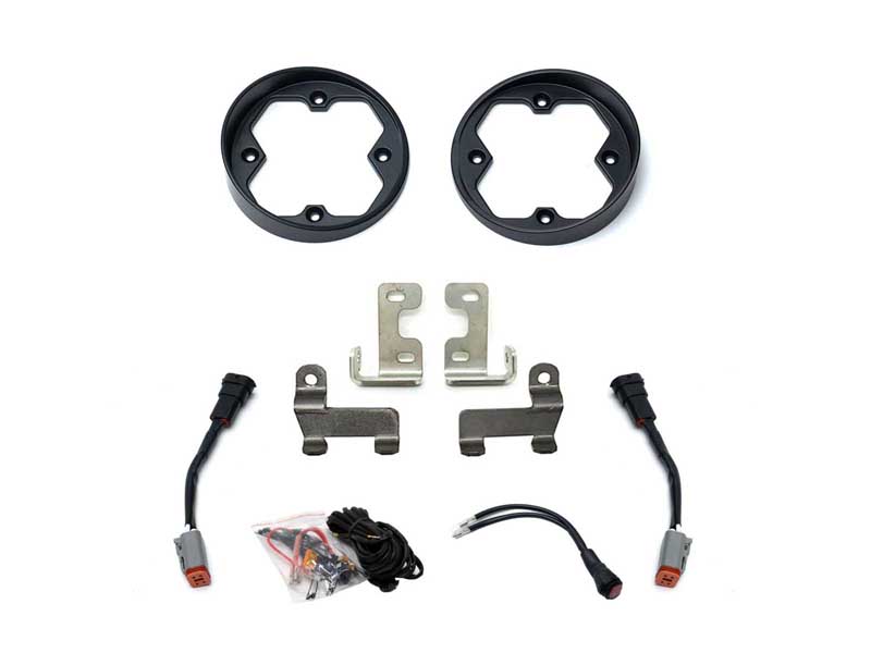 Baja Designs 44-0001 Squadron-R 2.0 Fog Pocket Light Mount Kit 2010-2024 4Runner Tacoma Tundra
