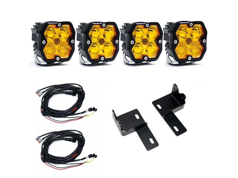 Baja Designs 44-0015 Squadron 2.0 Sport Behind-the-Grille Light Kit 2025-27 4Runner Baja Amber