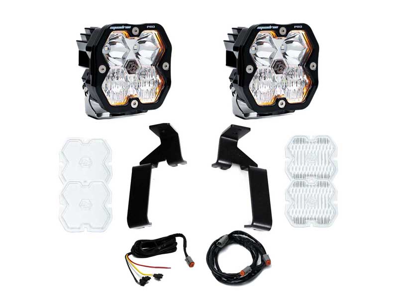 Baja Designs 44-0021 Squadron 2.0 Pro A-Pillar Light Kit Ford 2021-26 F150 Raptor/Raptor-R 37/R