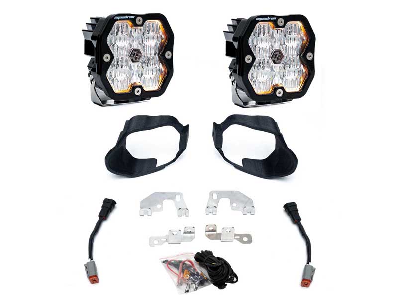 Baja Designs 44-0025 Squadron 2.0 Sport Fog Pocket Light Kit 2019-26 Sprinter Van Clear