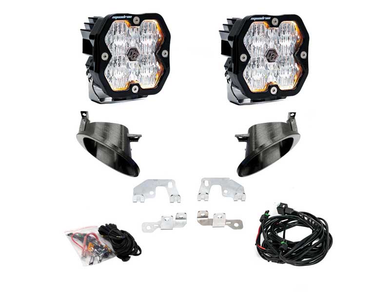 Baja Designs 44-0027 Squadron 2.0 Sport Fog Pocket Light Kit 2014-18 Sprinter Van 2500/3500 Clear