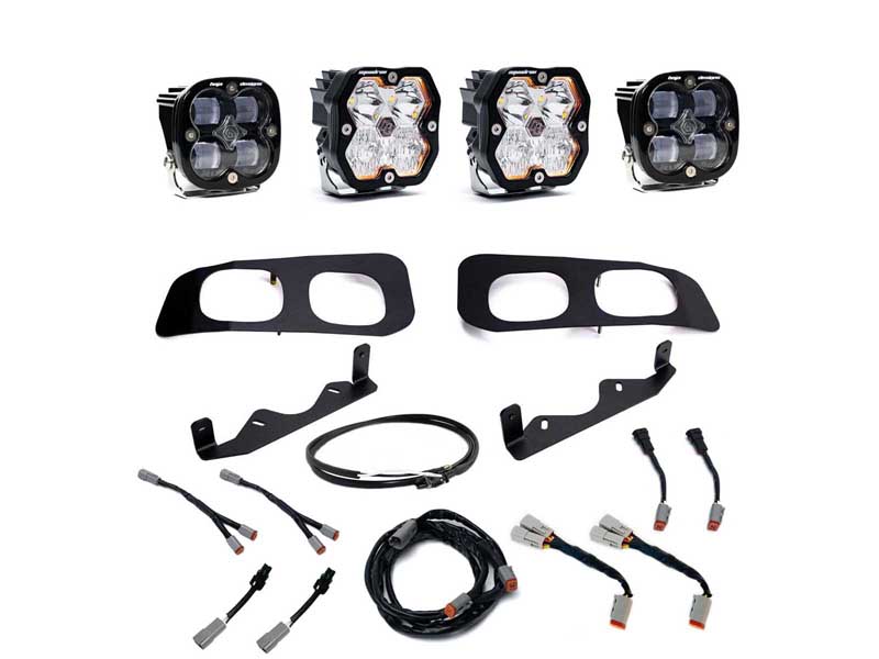 Baja Designs 44-0031-UP Squadron 2.0 Sport/Squadron Sae Dual Fog Pocket Light Kit 2023-26 F-250/350