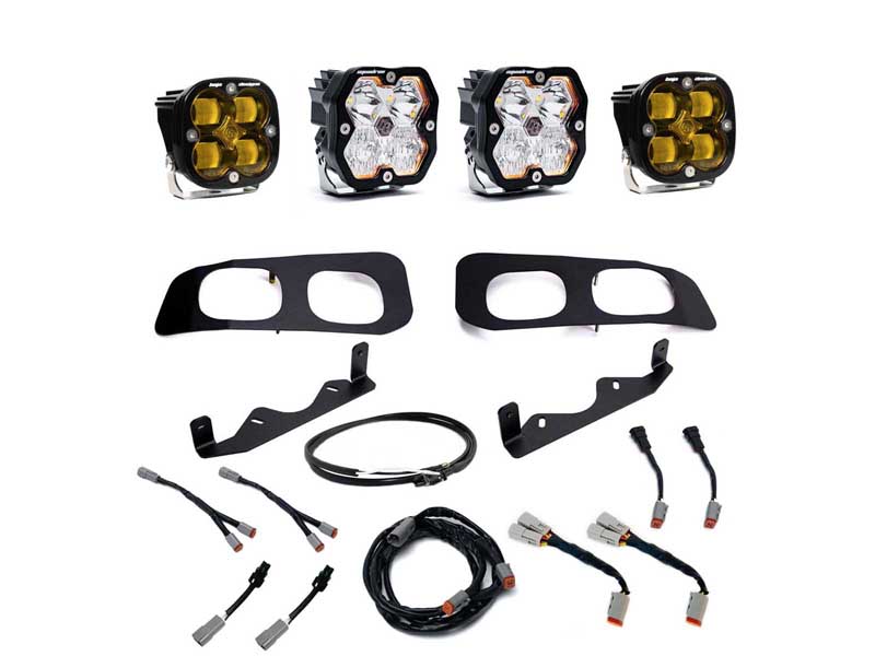 Baja Designs 44-0032-UP Squadron 2.0 Sport/Squadron Sae Dual Fog Pocket Light 23-26 F250/350 Upfit