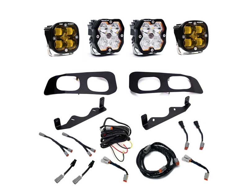 Baja Designs 44-0032 Squadron 2.0 Sport/Squadron Sae Dual Fog Pocket Light 2023-2026 F250/350 Toggle