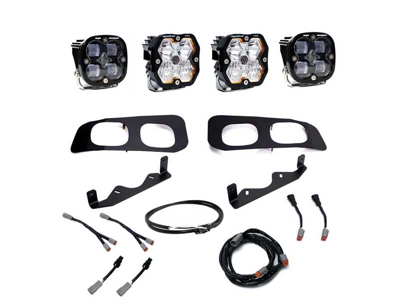 Baja Designs 44-0033-UP Squadron 2.0 Pro/Squadron Sae Dual Fog Pocket Light Kit 2023-2026 F-250/350