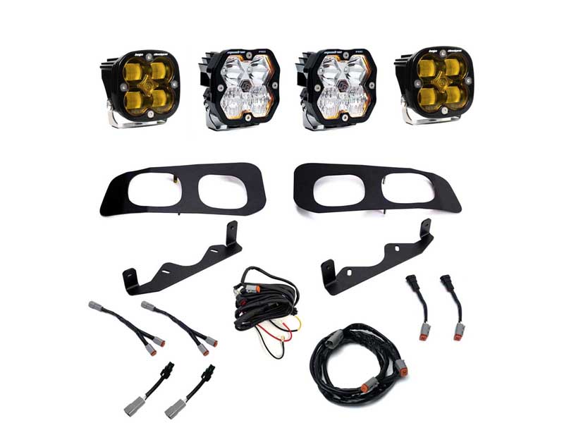 Baja Designs 44-0034 Squadron 2.0 Pro/Squadron Sae Dual Fog Pocket Light 2023-2026 F250/350 Toggle