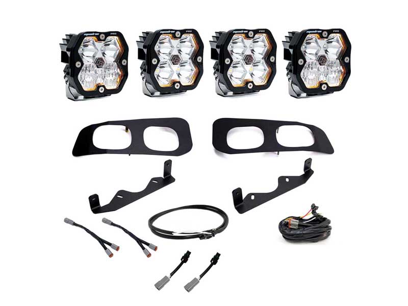 Baja Designs 44-0035-UP Squadron 2.0 Pro Dual Fog Pocket Light Kit 2023-2026 F250/350 Upfitter