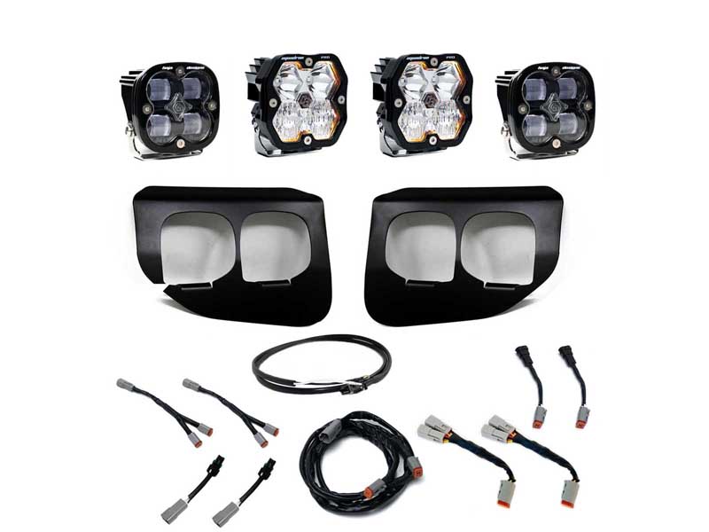 Baja Designs 44-0039-UP Squadron 2.0 Pro/Squadron Sae Dual Fog Pocket Light Kit 2023-2026 F-250/350