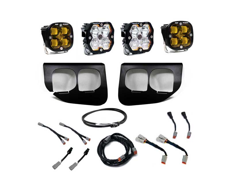 Baja Designs 44-0040-UP Squadron 2.0 Pro/Squadron Sae Dual Fog Pocket Light Kit 2020-22 F-250/350