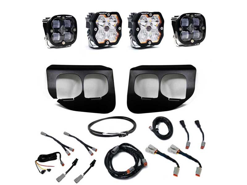 Baja Designs 44-0041-UP Squadron 2.0 Sport/Squadron Sae Dual Fog Pocket Light Kit 2020-2022 F250/350