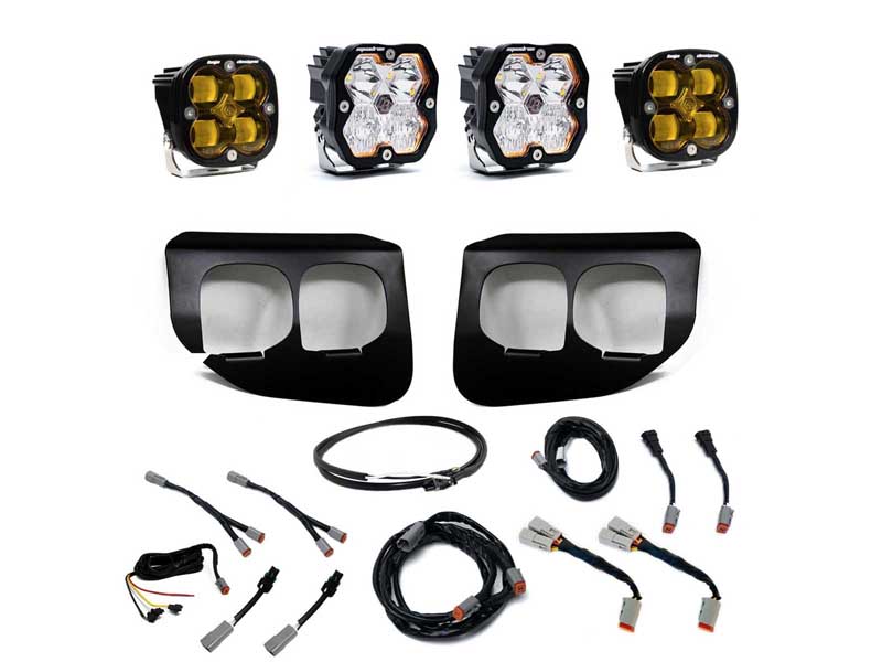 Baja Designs 44-0042-UP Squadron 2.0 Sport/Squadron Sae Dual Fog Pocket Light Kit 2020-22 F-250/350