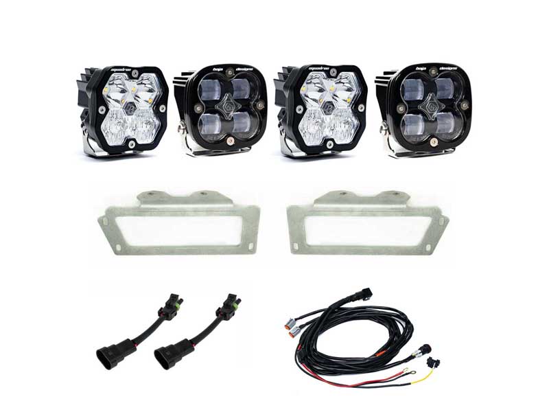 Baja Designs 44-0054 Squadron 2.0 Sport/Squadron Sae Dual Fog Pocket Light 2009-18 Ram Trucks Clear