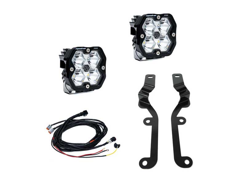Baja Designs 44-0058 Squadron 2.0 Pro A-Pillar Light Kit Chevy 2019-24 Silverado 1500