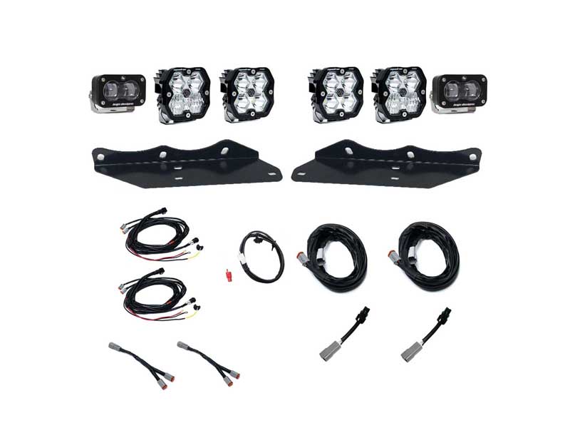 Baja Designs 44-0063 Squadron 2.0 Pro/S2 Sae Pro Fog Pocket Light Kit Ford 2017-20 F-150 Raptor