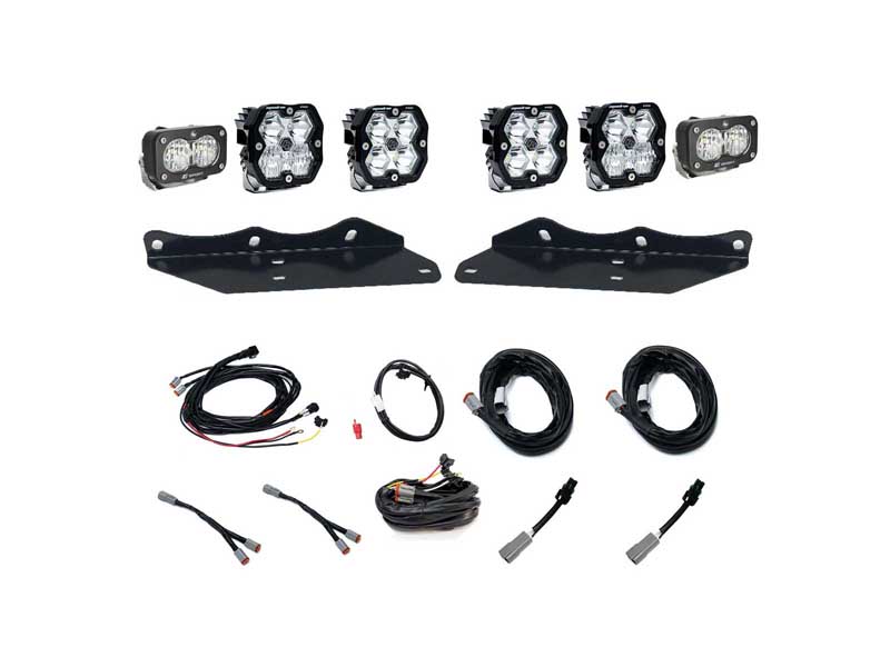 Baja Designs 44-0065 Squadron 2.0 Pro/S2 Sport Fog Pocket Light Kit Ford 2017-20 F-150 Raptor