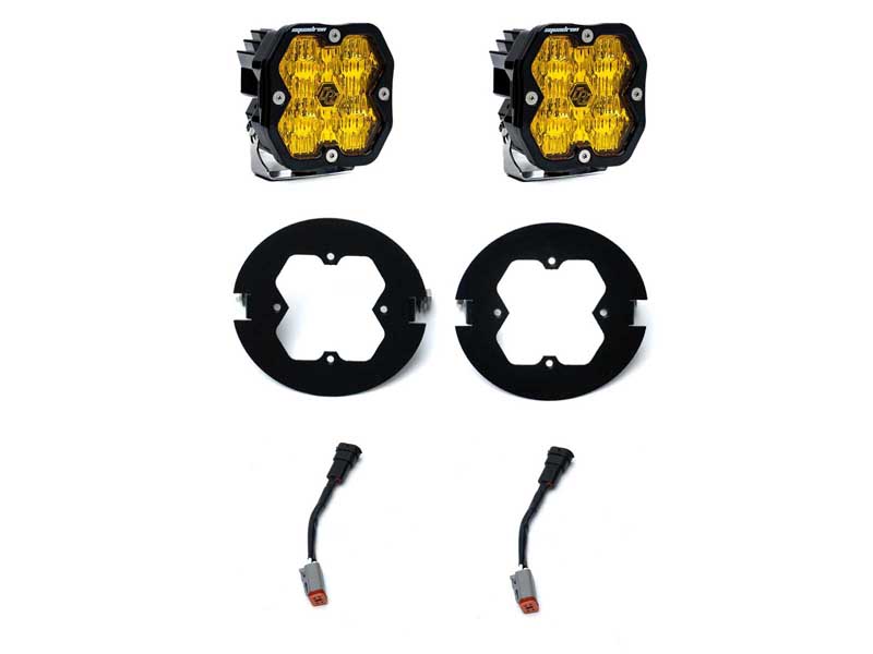 Baja Designs 44-0076 Squadron 2.0 Sport Fog Pocket Light Kit F-150 Tacoma Tundra Baja Amber