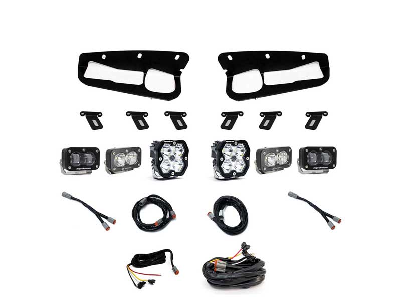 Baja Designs 44-0081-UP Squadron 2.0 Sport/S2 Sport/S2 Sae Sportman Fog Pocket Light 2021+ Bronco