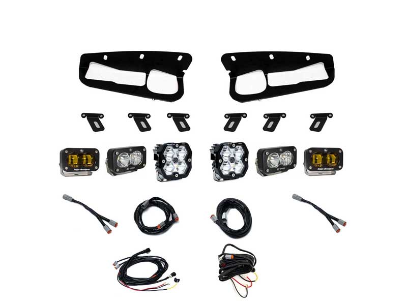 Baja Designs 44-0084 Squadron 2.0 Pro/S2 Pro/S2 Sae Pro Fog Pocket Light Kit 2021+ Bronco