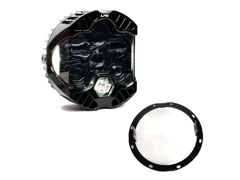 Baja Designs 44-8114 DOT LP6 LED Headlight Kit 2014-2023 Harley Davidson Street Glide (White)