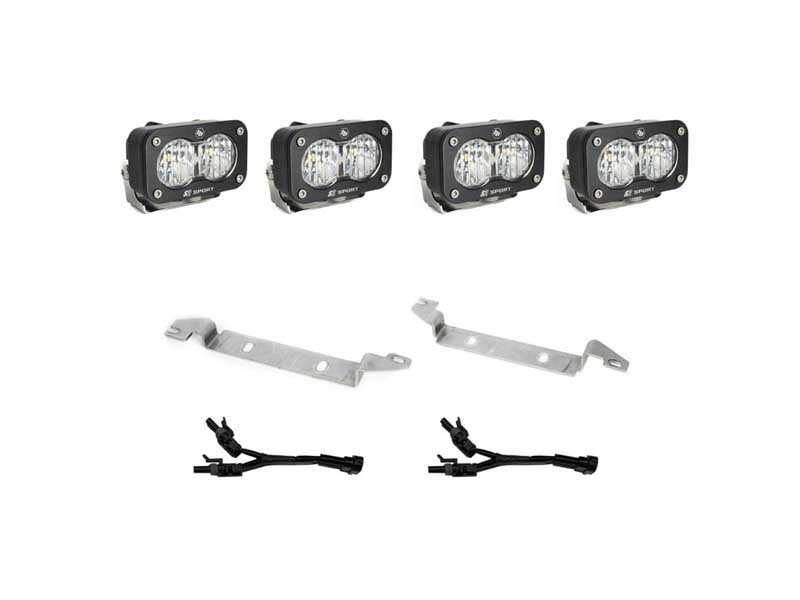 Baja Designs 44-8280 S2 Sport OEM Fog Light Replacement Kit 2025-On Toyota 4Runner Non-TRD Pro Clear