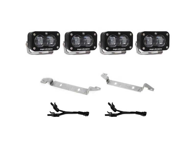 Baja Designs 44-8282 S2 SAE OEM Fog Light Replacement Kit 2025-On Toyota 4Runner Non-TRD Pro Clear