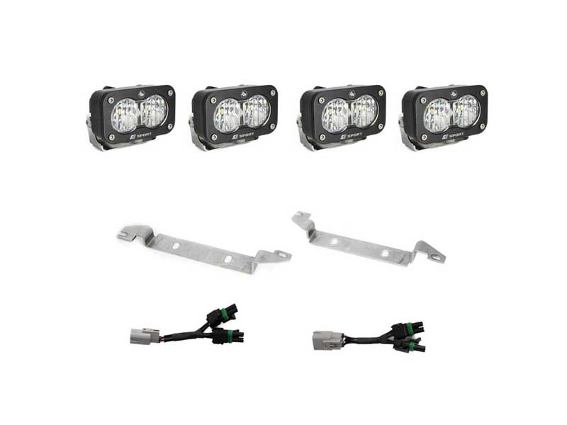 Baja Designs 44-8284 S2 Sport OEM Fog Light Replacement 2025-On 4Runner TRD Pro/Trailhunter Clear