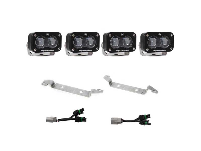 Baja Designs 44-8290 S2 SAE OEM Fog Light Replacement Kit 2024-On Tacoma TRD Pro/Trailhunter Clear