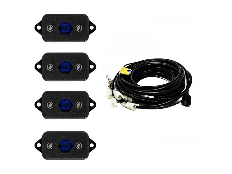 Baja Designs 447058 Rock Light Kit Universal Blue