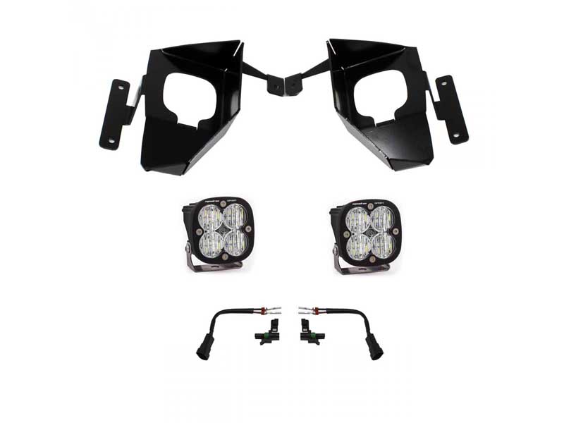 Baja Designs 447536 Silverado 16-18 Fog Pocket Kit Squadron Sport W/C