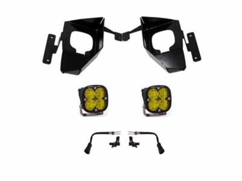 Baja Designs 447537 Silverado 16-18 FPK Squadron Sport W/C Baja Amber