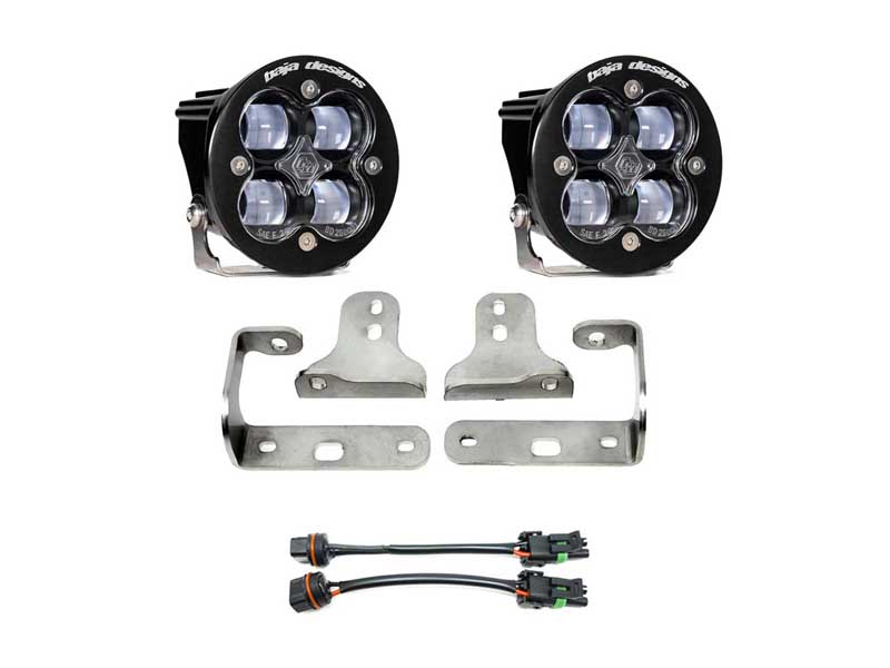 Baja Designs 447622 Jeep JL Fog Light Squadron-R SAE 2018+ Wrangler JL Sport/Sport-S Fog Pocket Kit