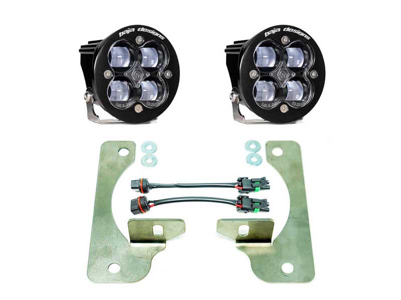 Baja Designs 447623 Jeep JL Fog Light Squadron-R 18-Pres Wrangler JL Rubicon Fog Pocket Kit