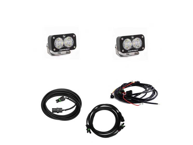 Baja Designs 447651 Jeep JL LED Light Kit Reverse Kit Dual S2 Sport W/C For 18-Pres Wrangler JL