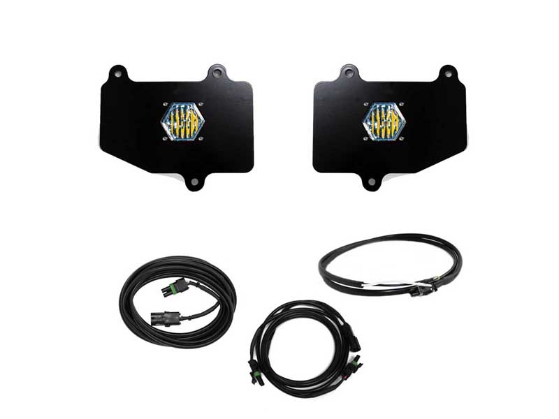 Baja Designs 447652UP Jeep JT LED Light Dual S1 Reverse Kit w/Upfitter For 18-Pres Wrangler JT