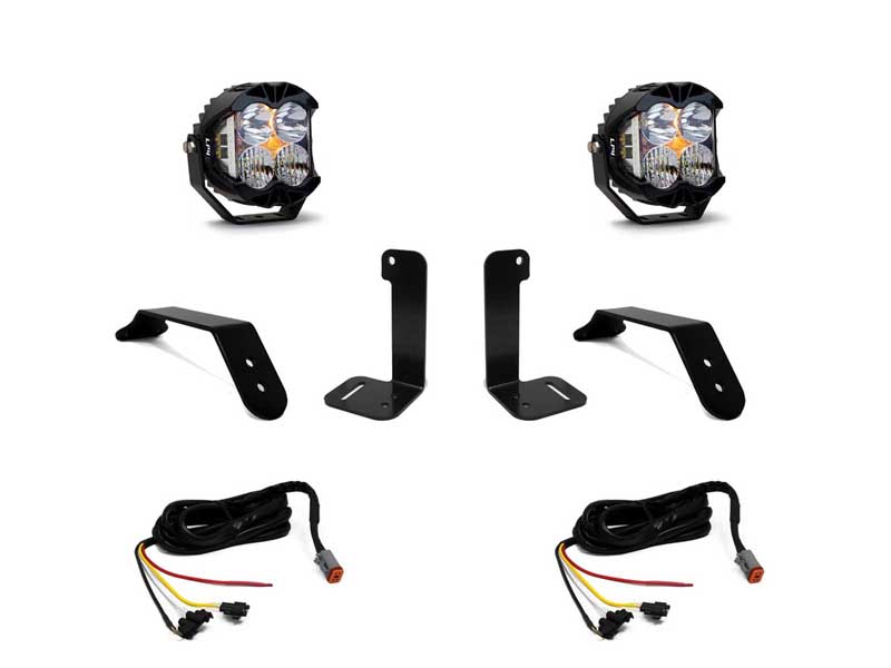 Baja Designs 447658UP Jeep JL/JT Dual LP4 Auxiliary Light Kit w/Upfitter