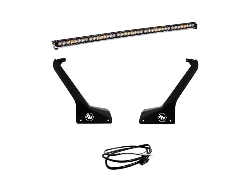 Baja Designs 447665UP Jeep JL/JT Roof Bar LED Light Kit 50-Inch S8 w/Upfitter
